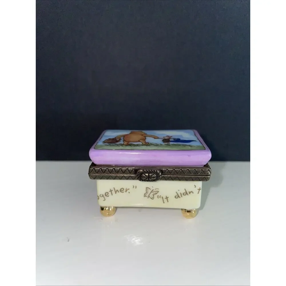 Midwest of Cannon Falls Trinket Box: Mini Winnie the Pooh & Piglet Together